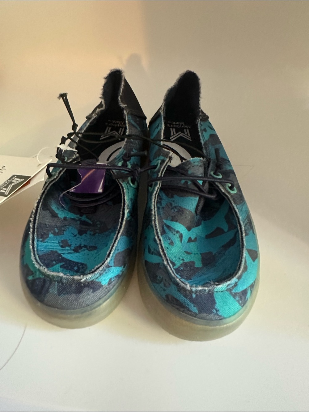 3/$20 Member’s Mark Kids Slip-On Sneakers Shark Pattern - Size 11